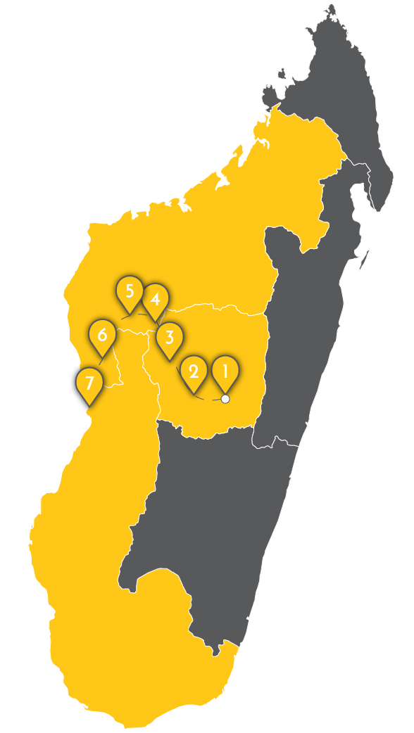 Visualizzazione mappa tour – Discesa Manambolo (no trekking)-01